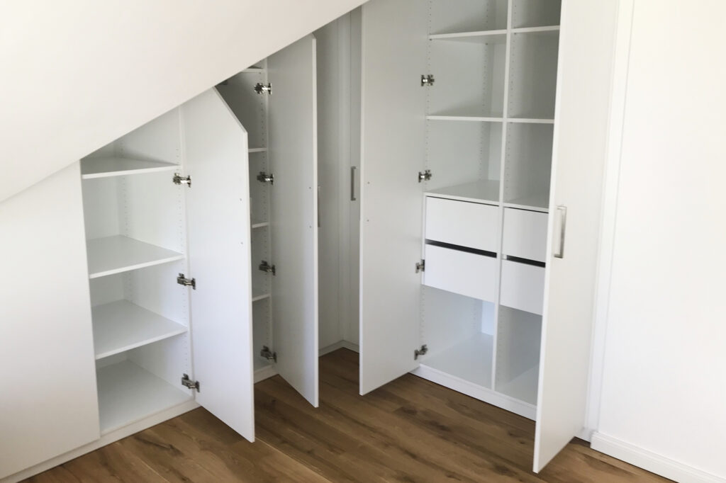 Einauschrank nach Maß, Einbauschrank bauen lassen Münster, Tischlerei Hänsdieke