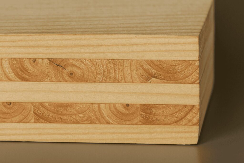 Leimholz, Nahaufnahme, Strukturansicht