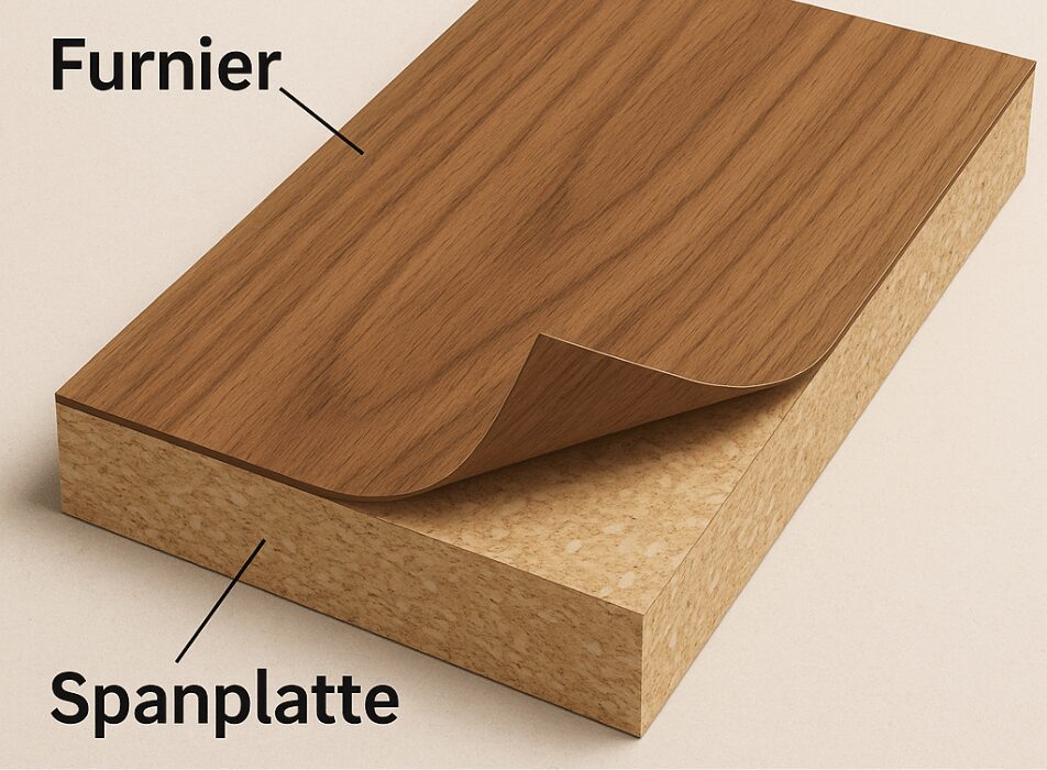 Darstellung eines Furniers